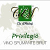 privilegio etichetta vino spumante brut